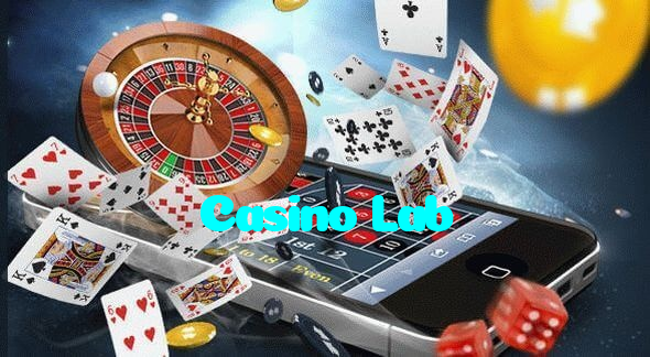 Casino Lab casino presented on mobile device in Pakistan with slots and live games